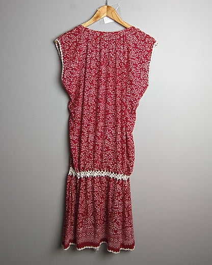 Ms. Carino Red Casual Dress