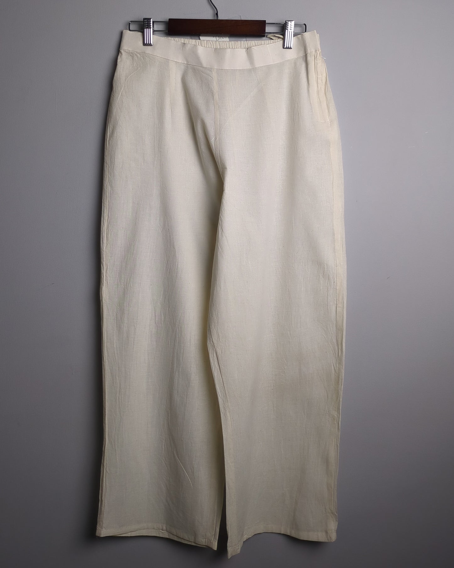 Beige Linen Trousers