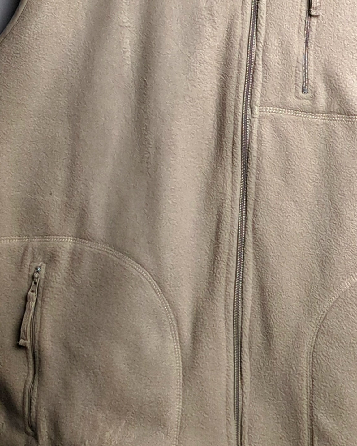 Twl Beige Fleece Vest