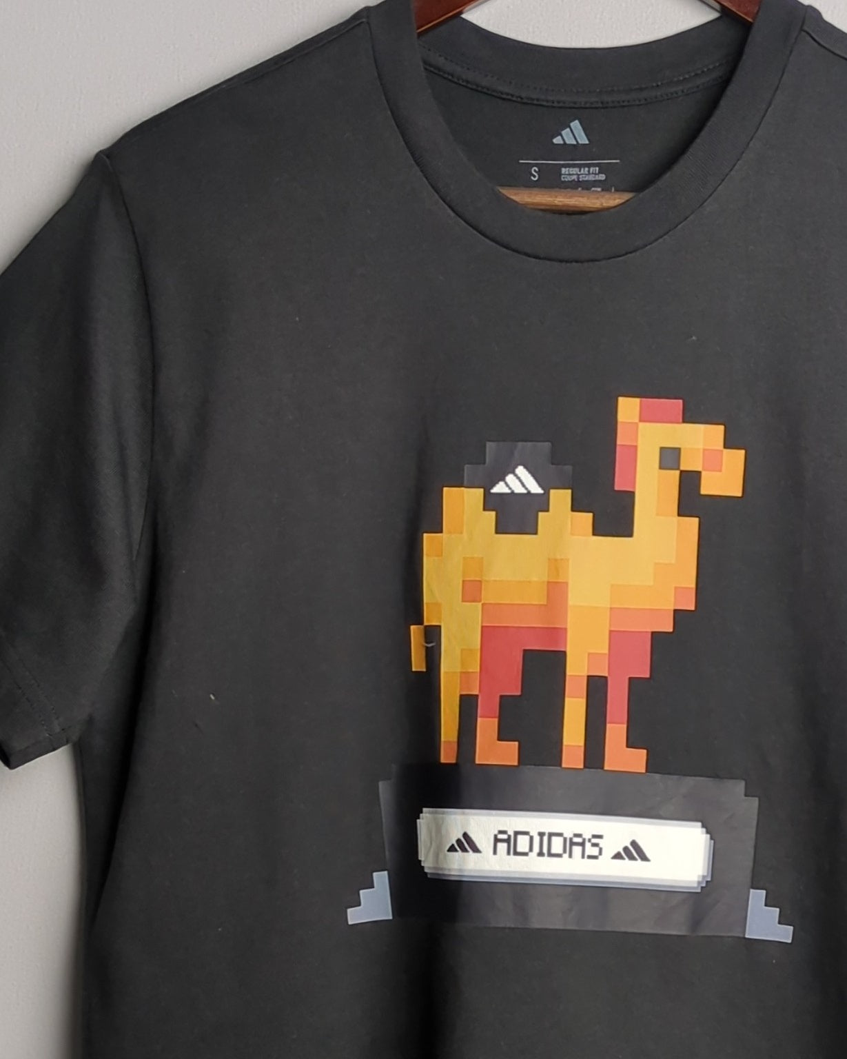 Addidas Black Graphic T-Shirt