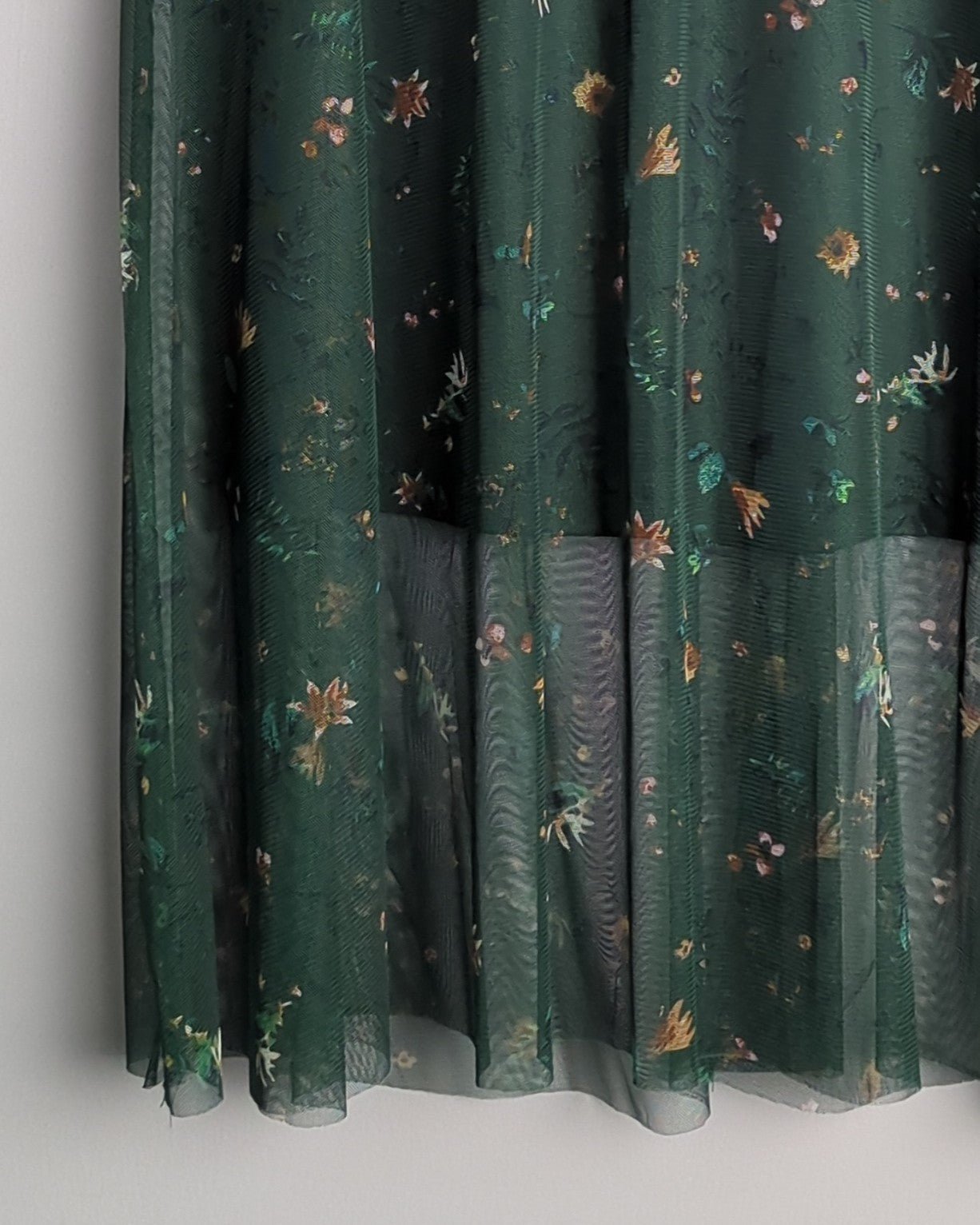 Vero Moda Green Midi Skirt