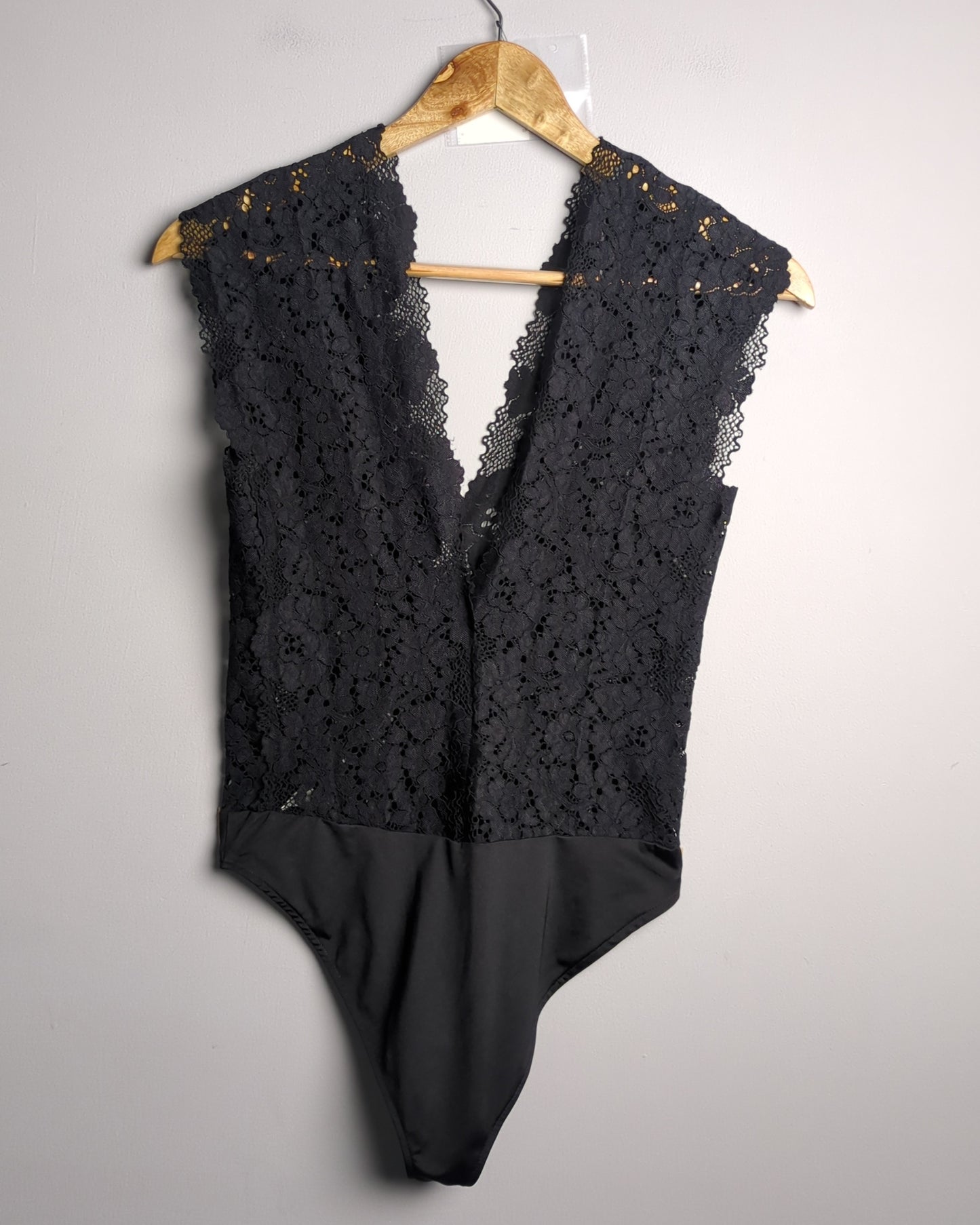 Zara Black Lace Bodysuit