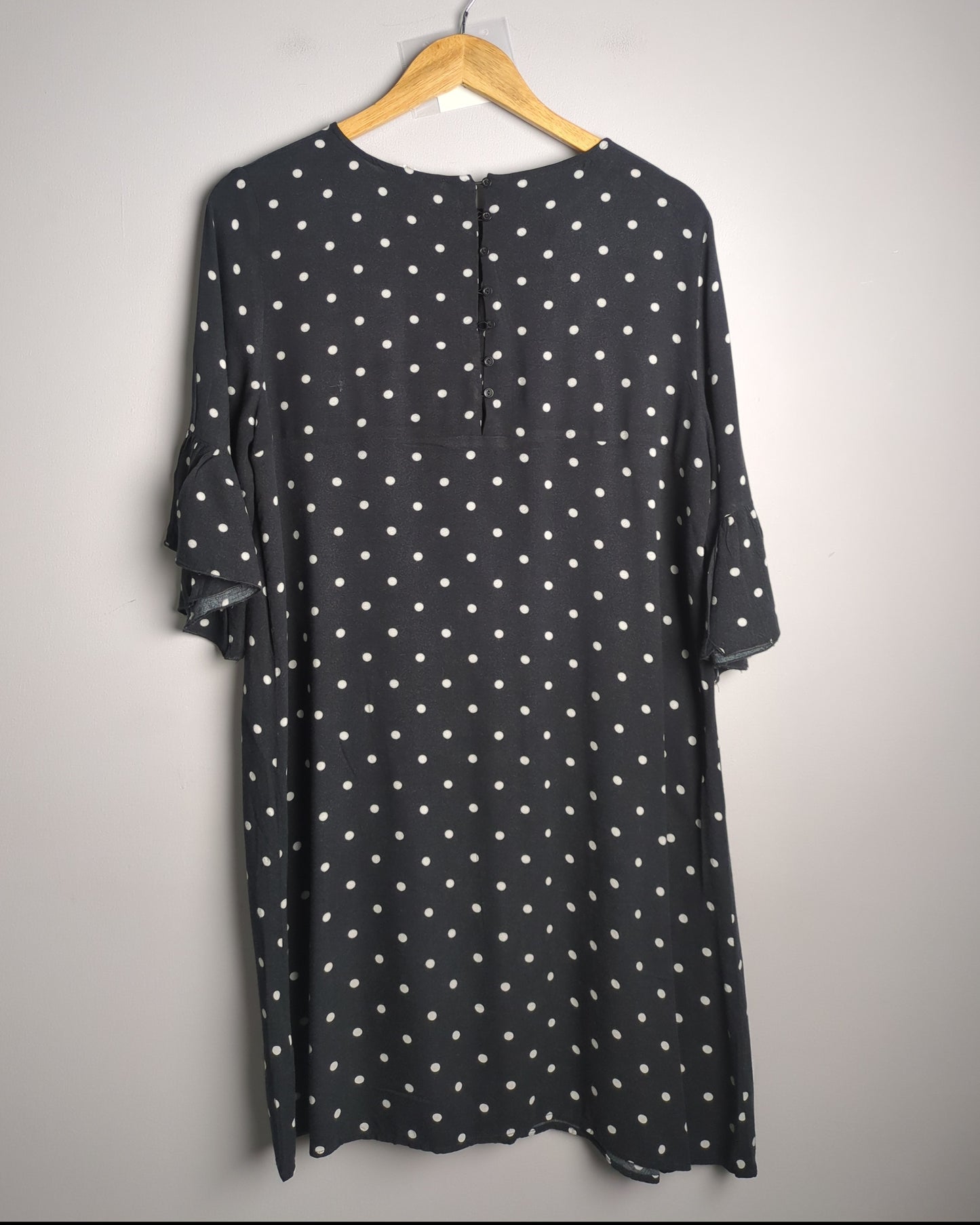 H&M Black Polka-Dot Dress