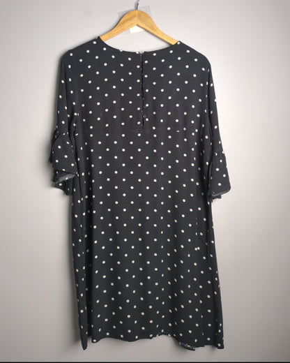 H&M Black Polka-Dot Dress