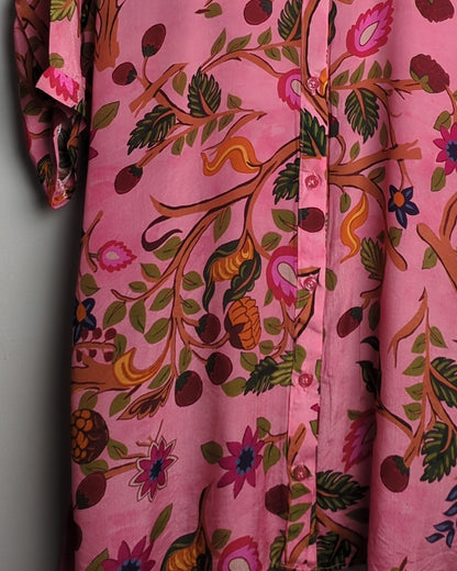 Pink Floral Shirt