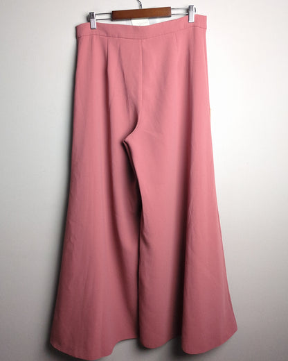 Zara Pink Wide Trousers