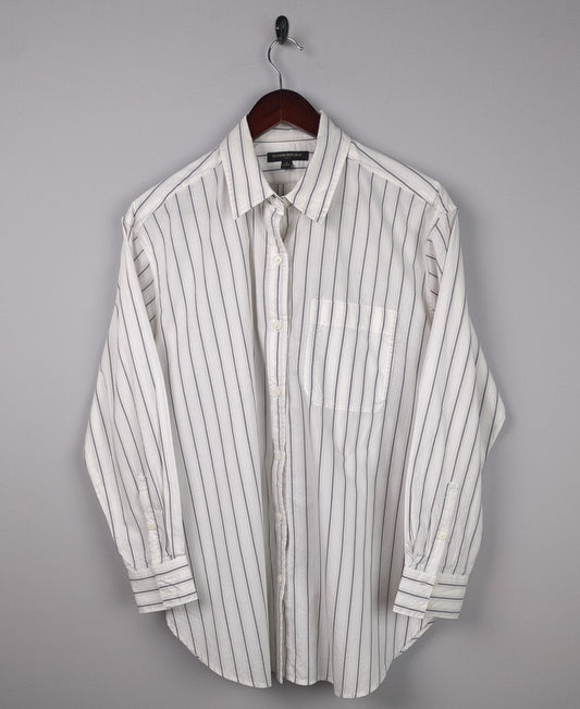 Pinstriped White