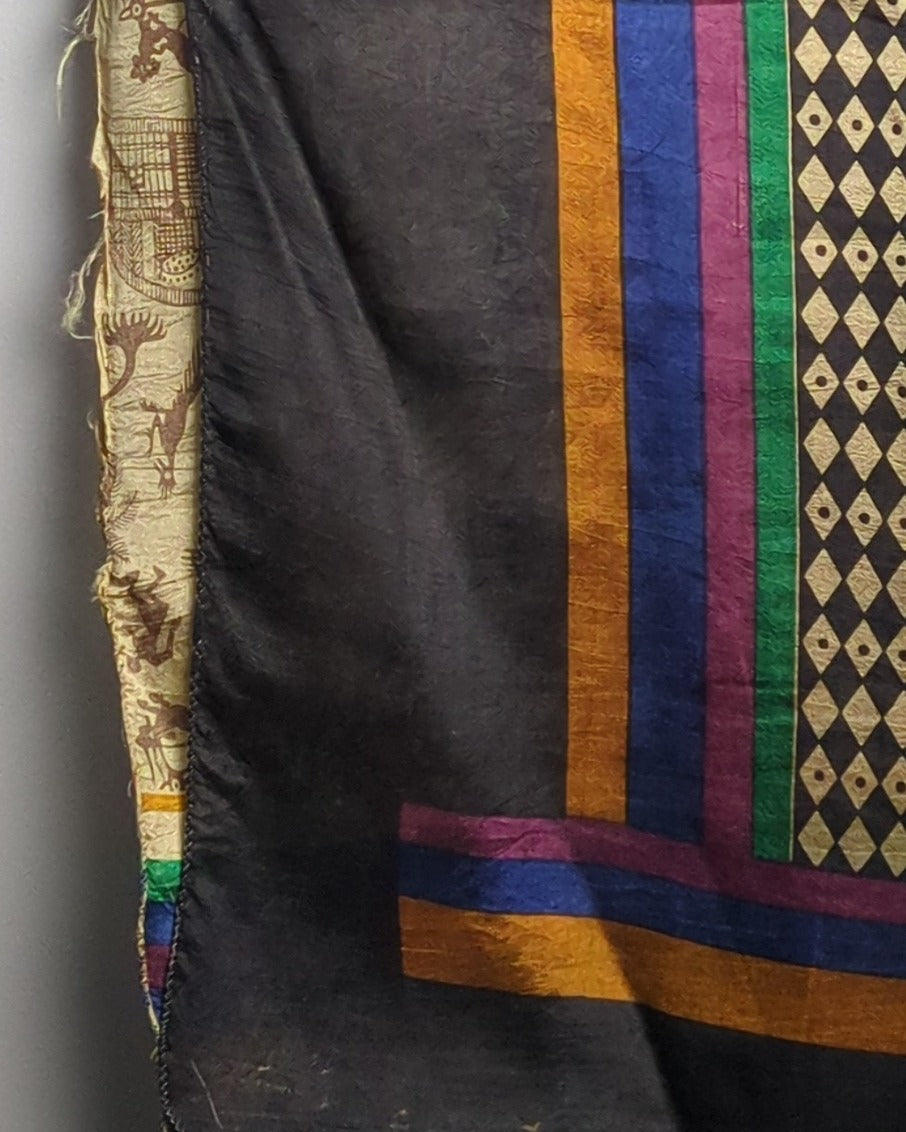 Black Silk Saaree