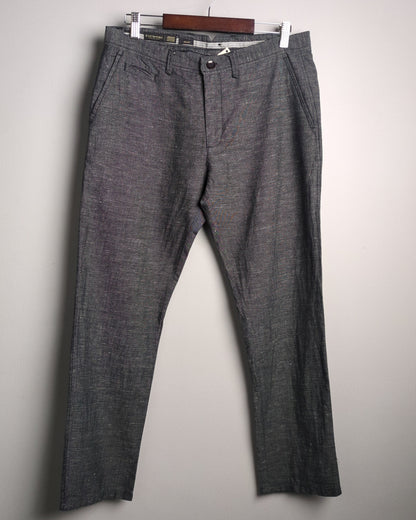 Cottonworld Slim Fit Charcoal Pants