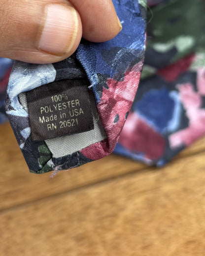 Beekman Place Wine Floral Necktie