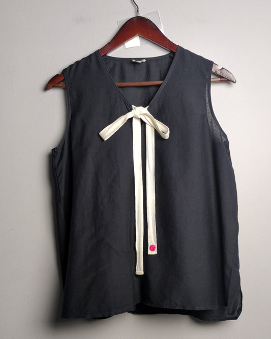 Nicobar Black Sleeveless Top