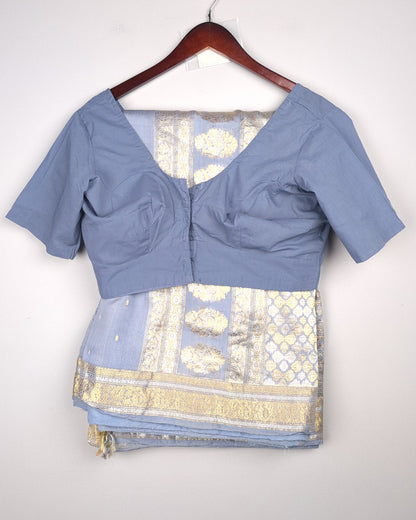 Blue Saaree Set