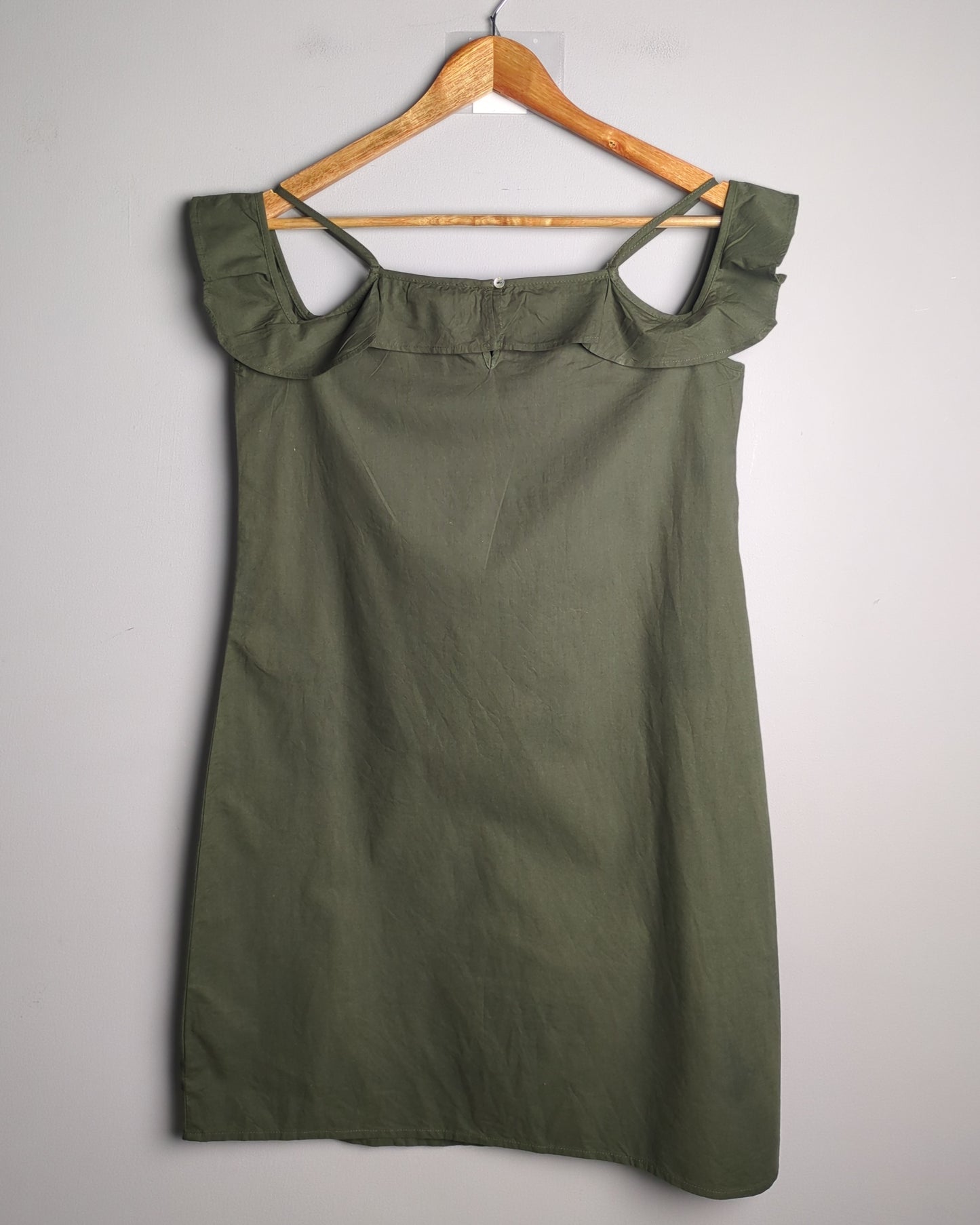 Love Genration Green Ruffle Dress