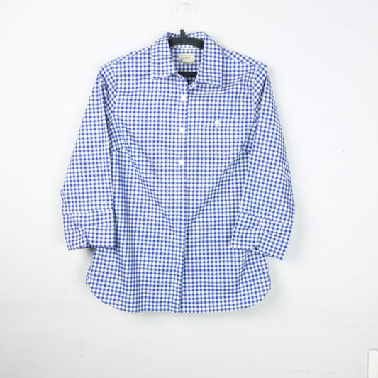 Checkered Button-Up Shirt