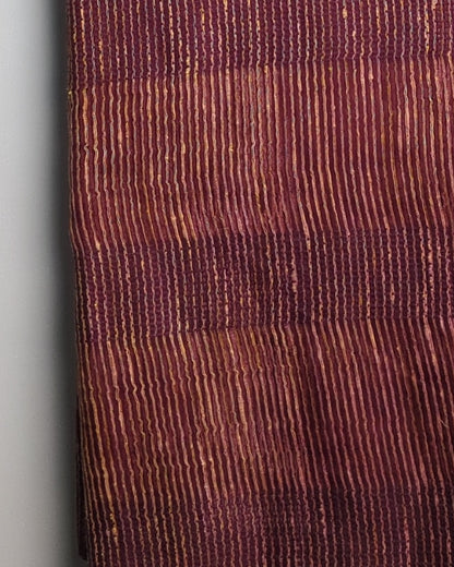 Wine Textured Saaree