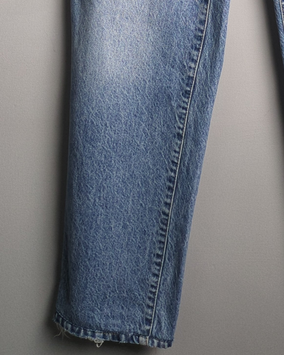 Zara Loose Tapered Blue Washed Jeans