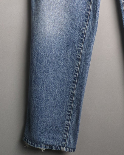 Zara Loose Tapered Blue Washed Jeans