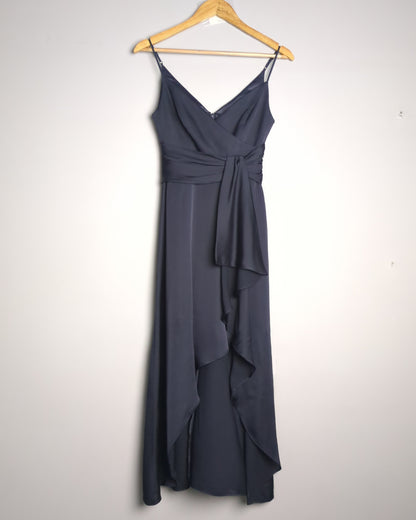 Forever New Blue Satin Dress