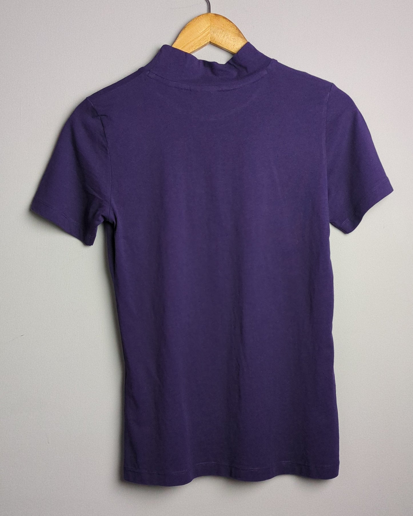 Rareism Purple Mockneck Tee