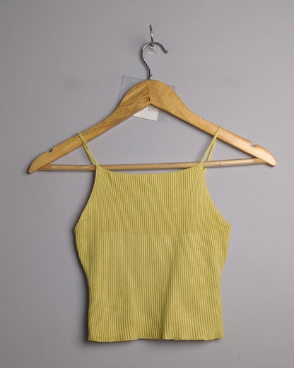 H&M Beige Ribbed Tank