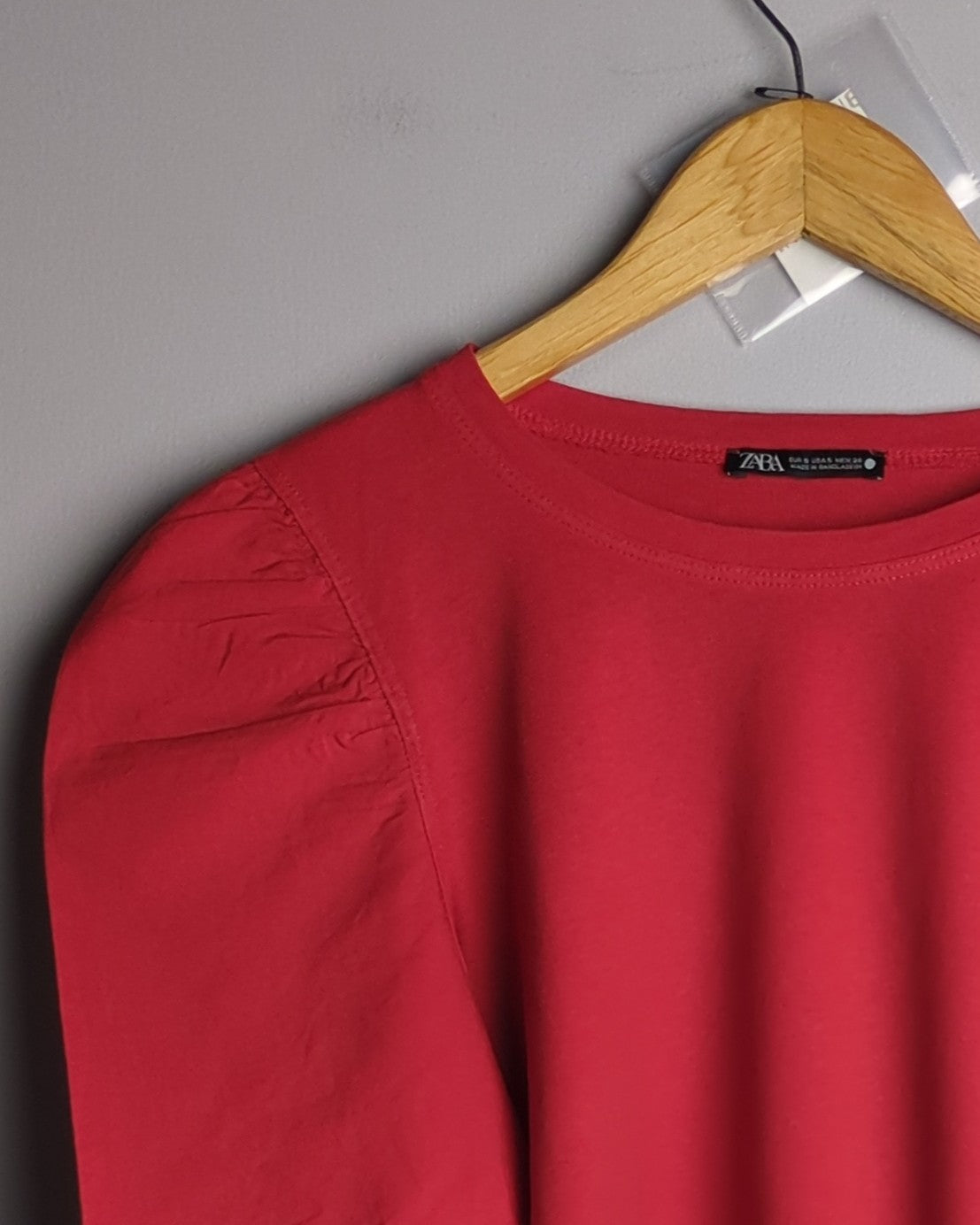 Zara Red Puff Sleeve