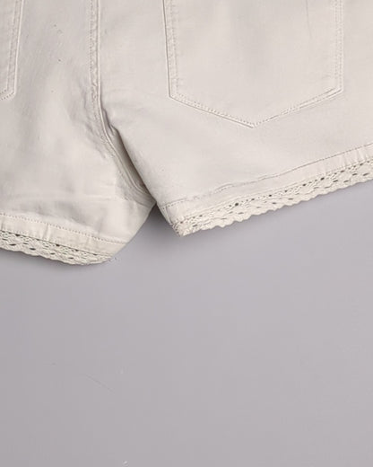 H&M Beige Denim Shorts