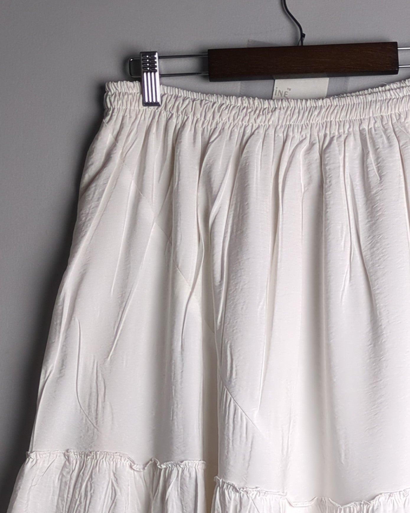 White Tiered Maxi