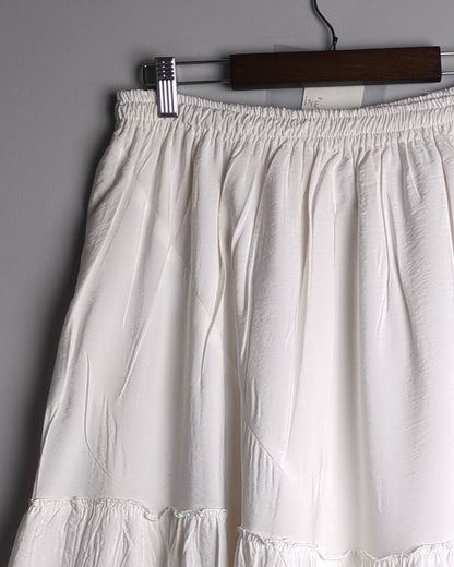 White Tiered Maxi