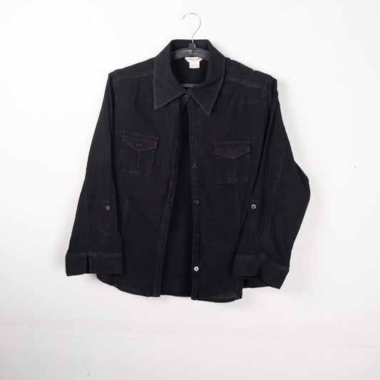 Black Casual Shacket