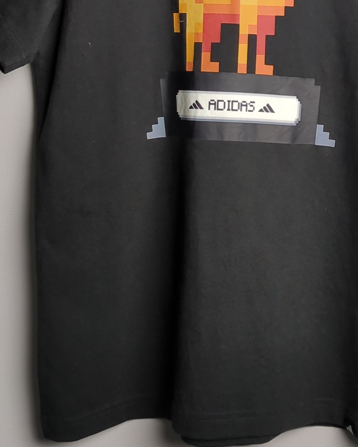 Addidas Black Graphic T-Shirt