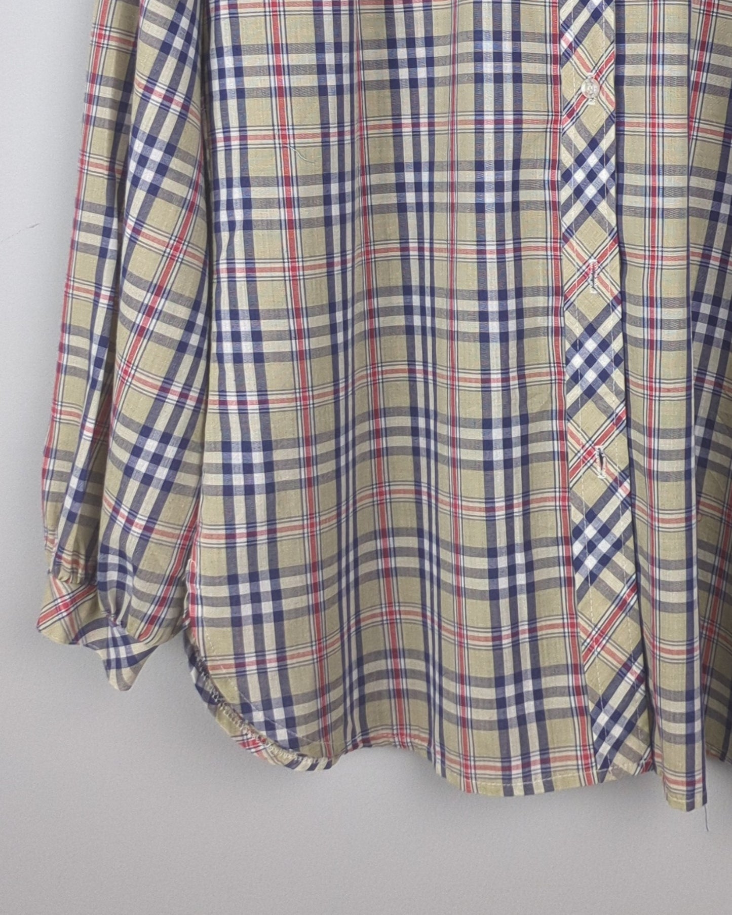 Koret Beige Plaid Shirt