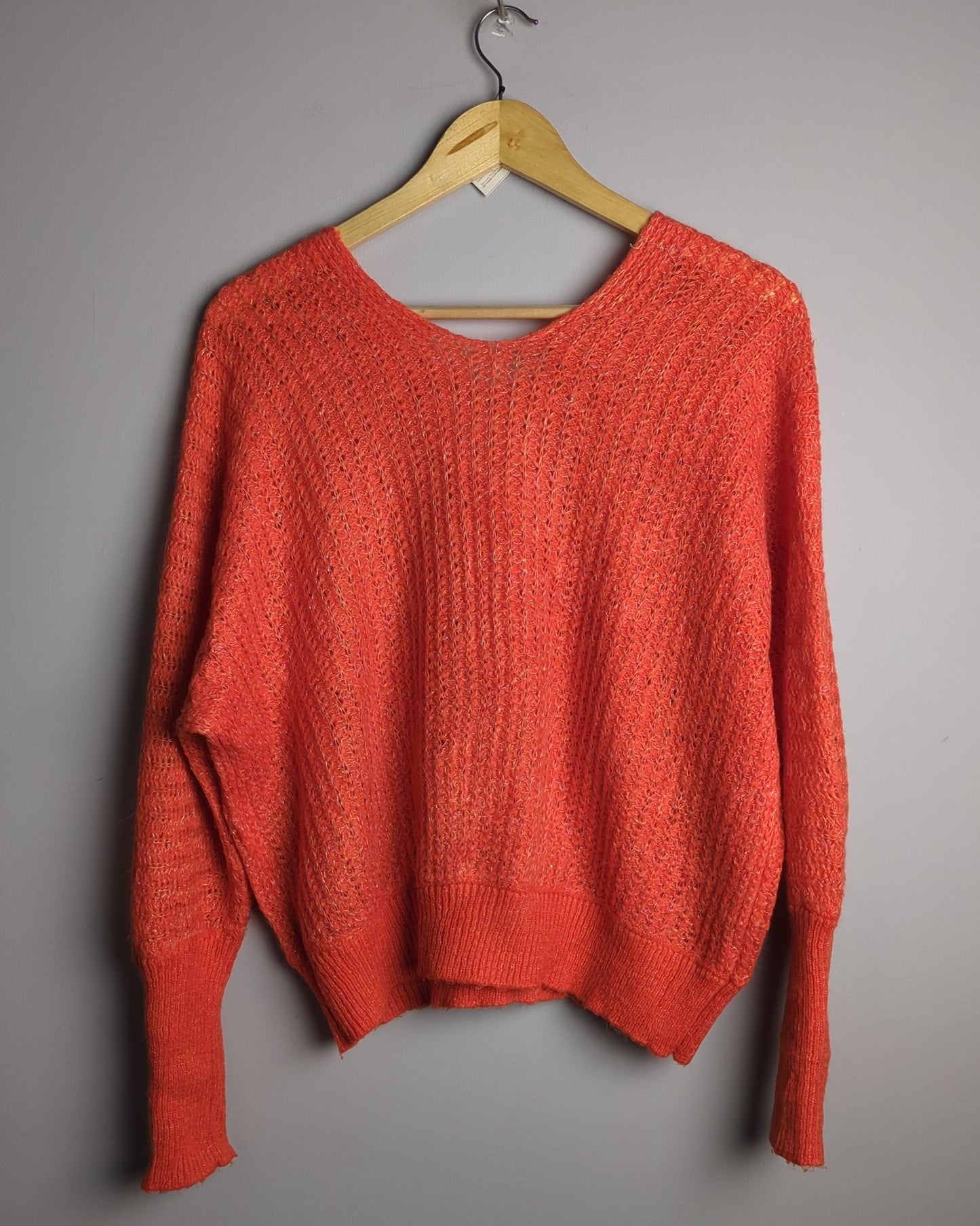 Orange Knit Sweater