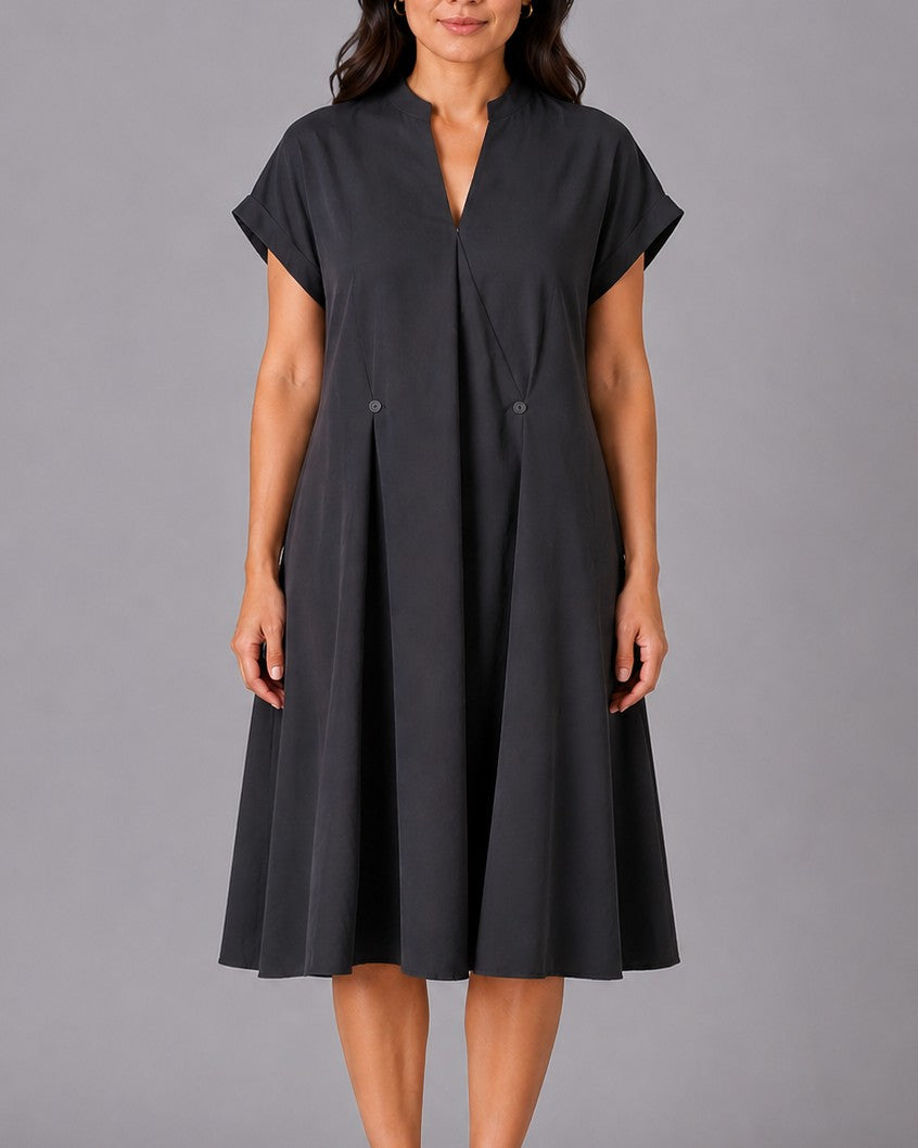 The Label Life Black Wrap Dress