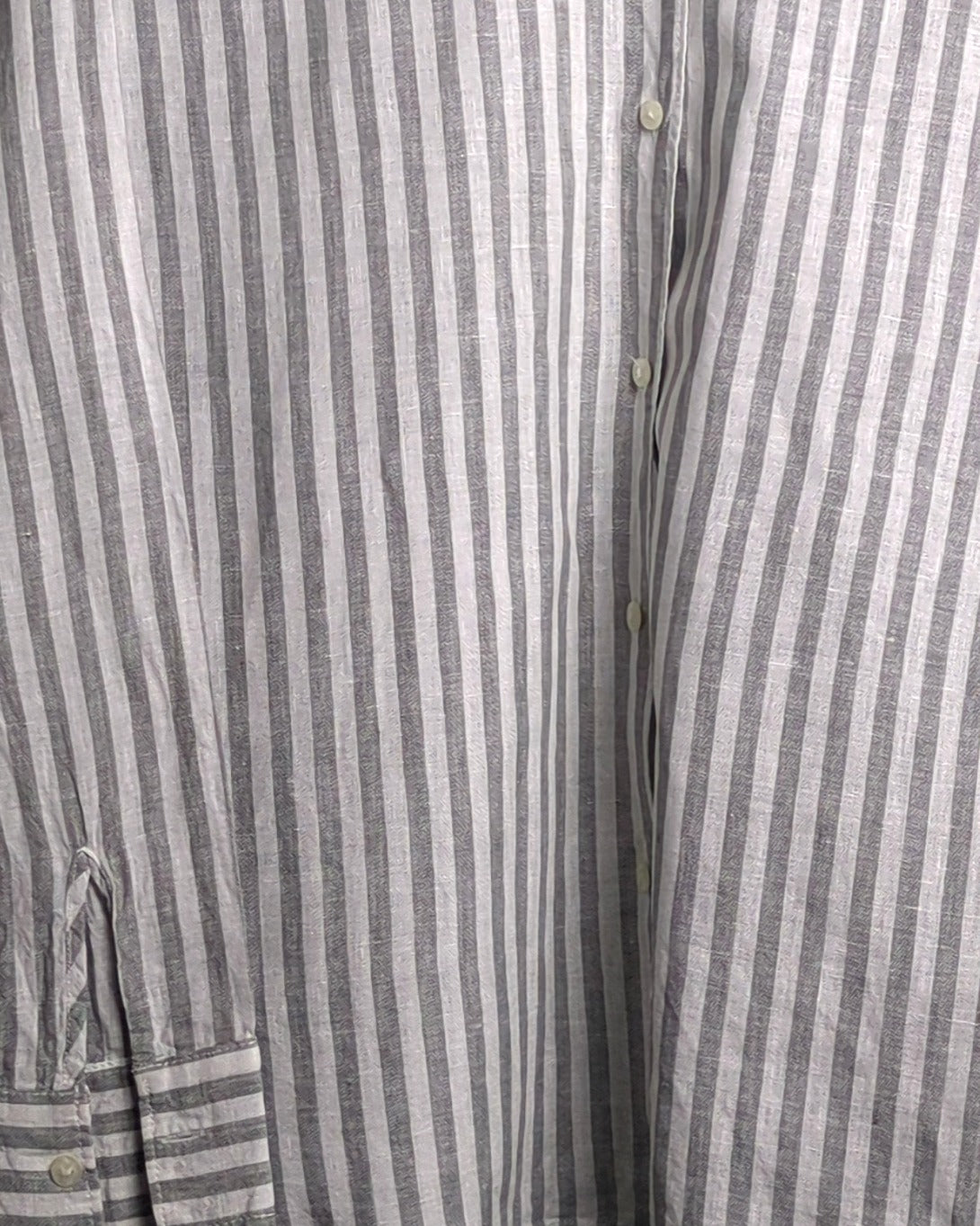 Massimo Dutti Gray Button-Down Shirt