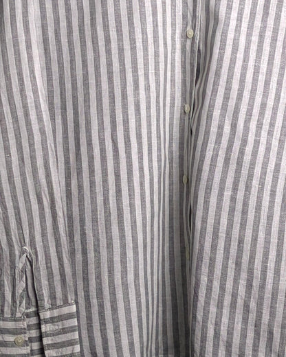 Massimo Dutti Gray Button-Down Shirt