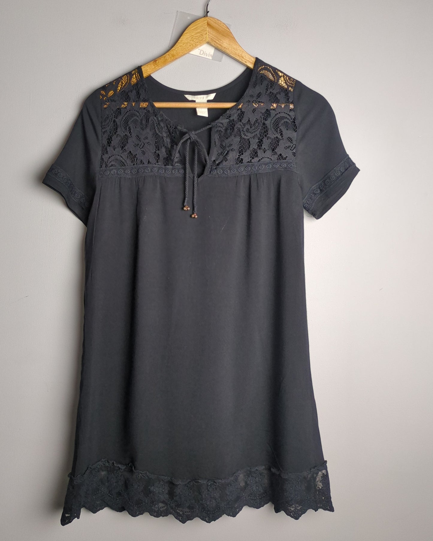 Forever 21 Black Lace Tunic