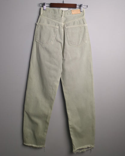 Mng Beige High-Waist Jeans