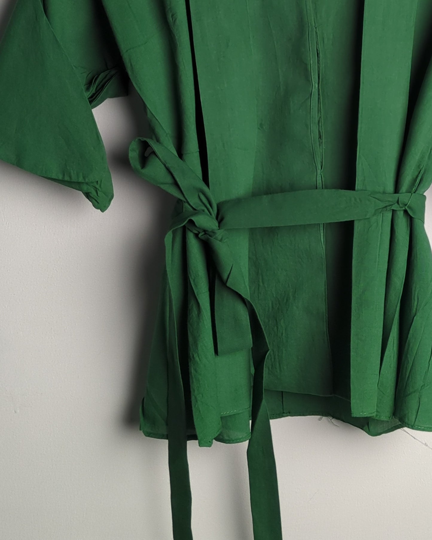 Zara Green V-Neck Blouse