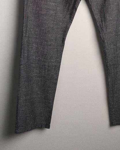 Cottonworld Slim Fit Charcoal Pants