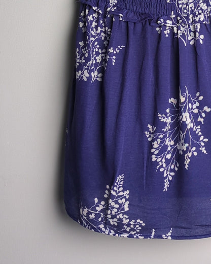 Mango Blue Tube Dress