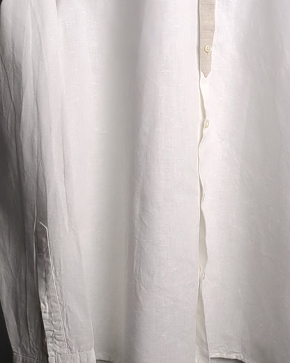 Zara White Mandarin Shirt