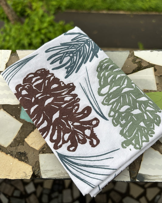 White Flora Bandana