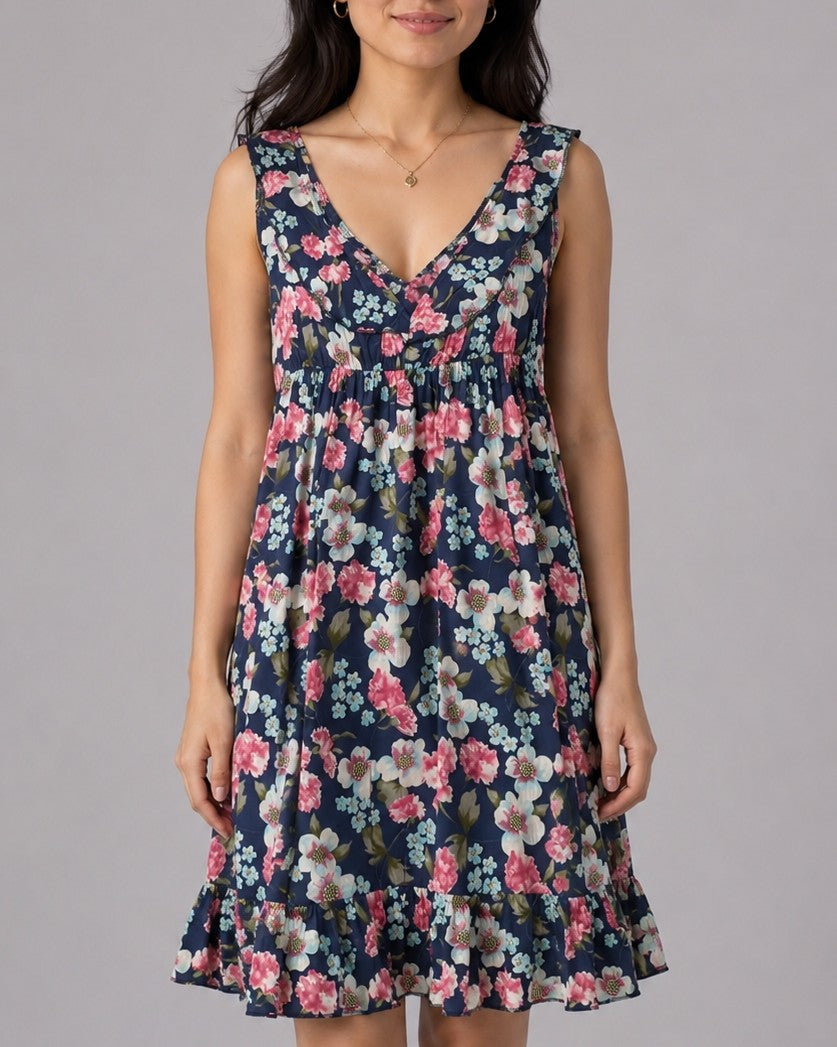 Diva Blue Floral Dress