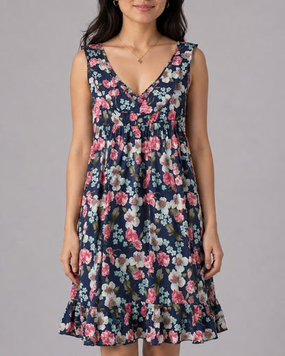 Diva Blue Floral Dress