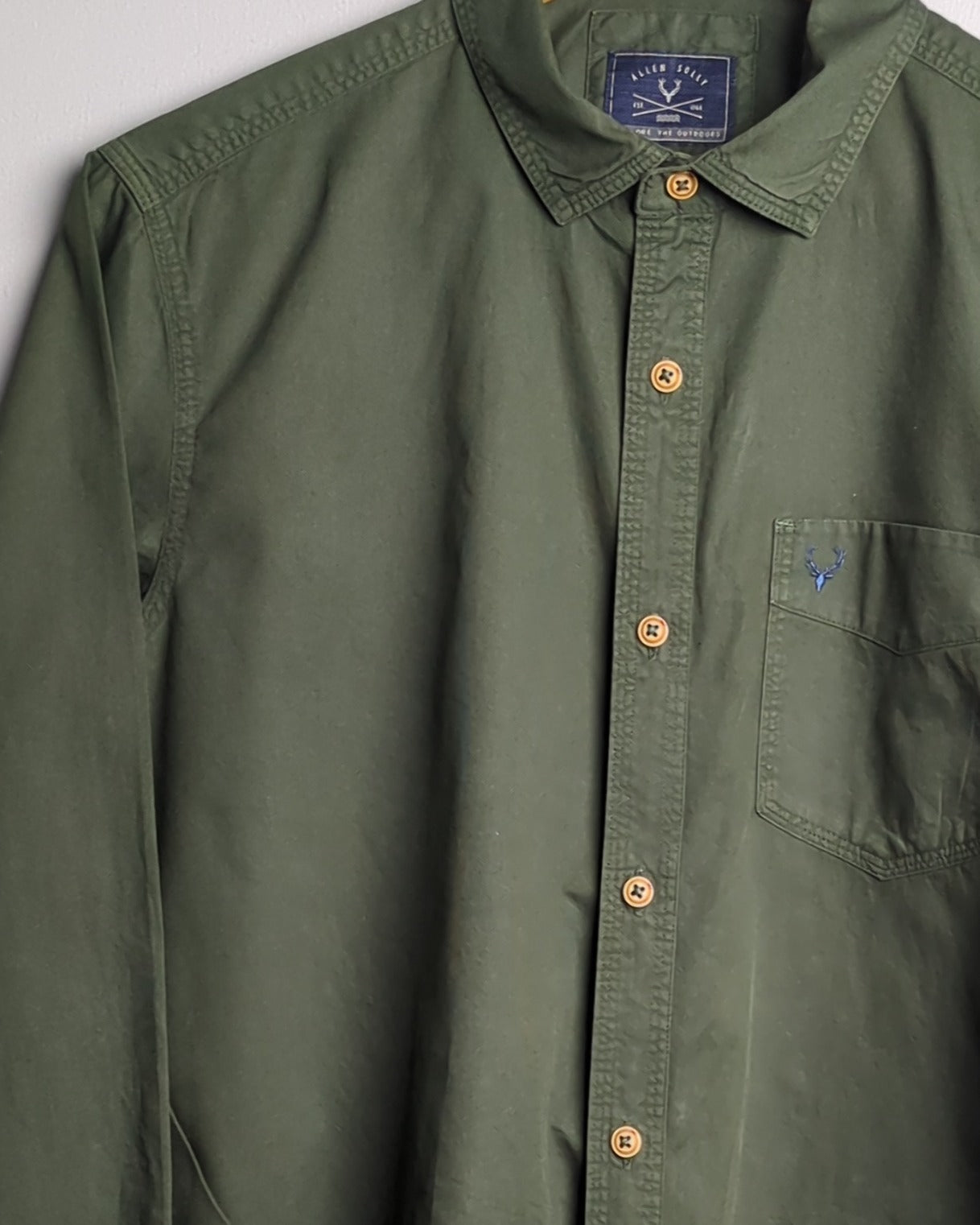 Allen Solly Green Casual Shirt