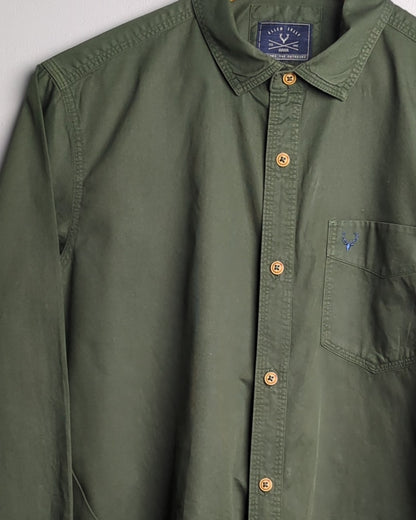 Allen Solly Green Casual Shirt