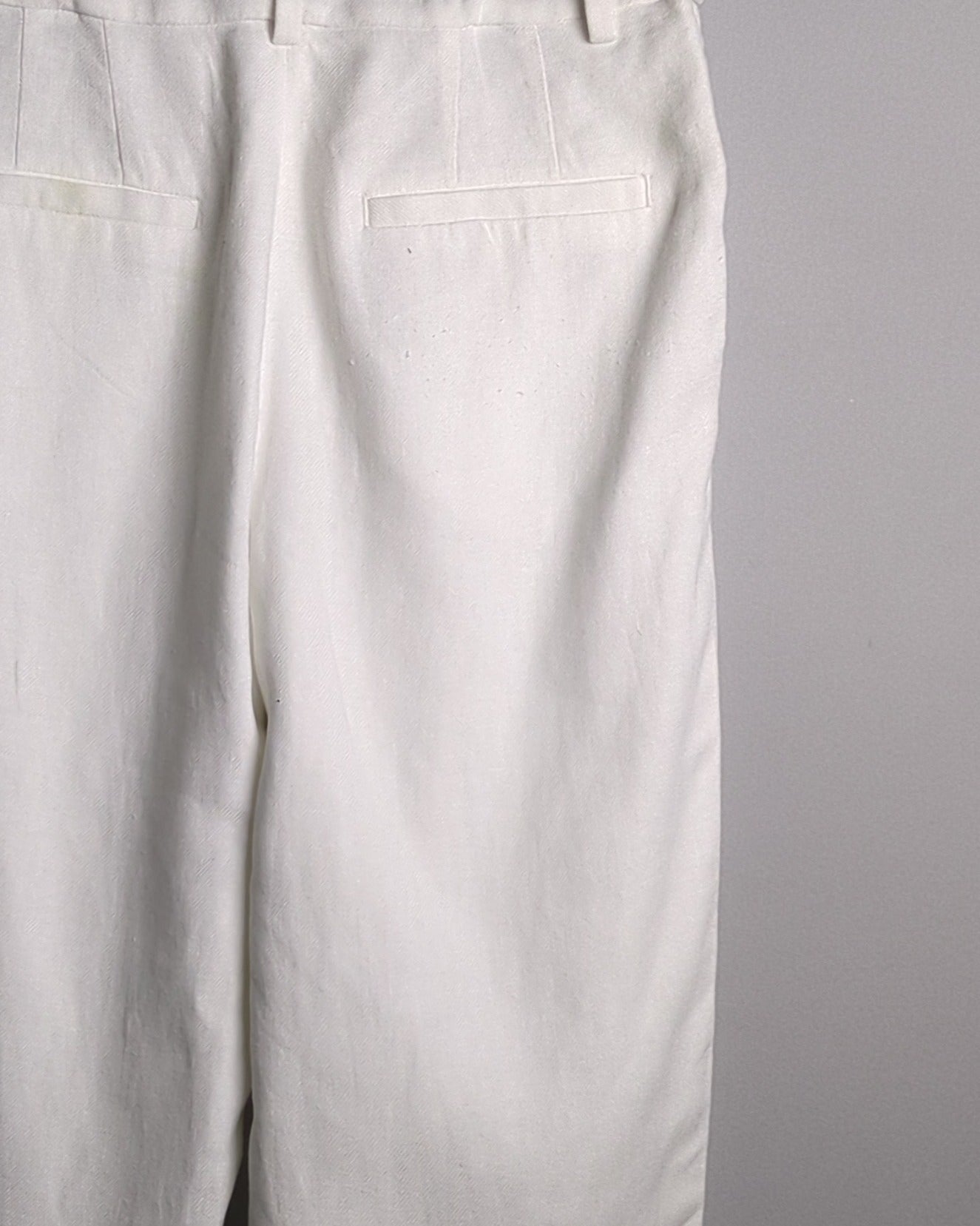 H.M White Casual Trousers