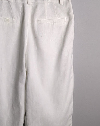H.M White Casual Trousers