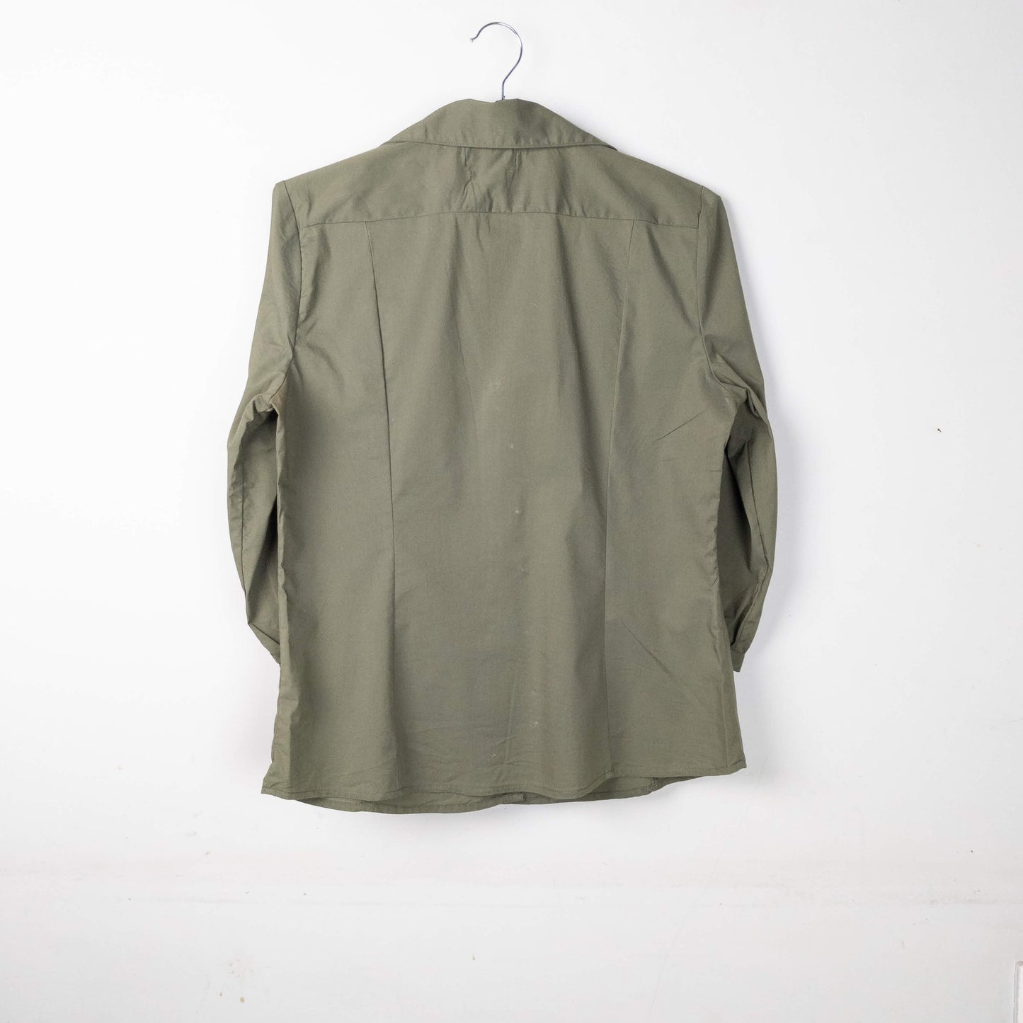 Olive Green Button-Down Shirt