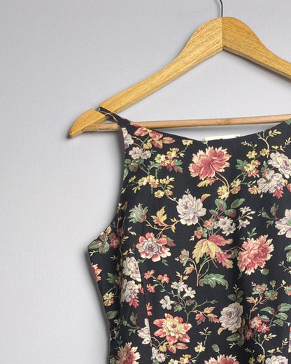 Black Floral Dress